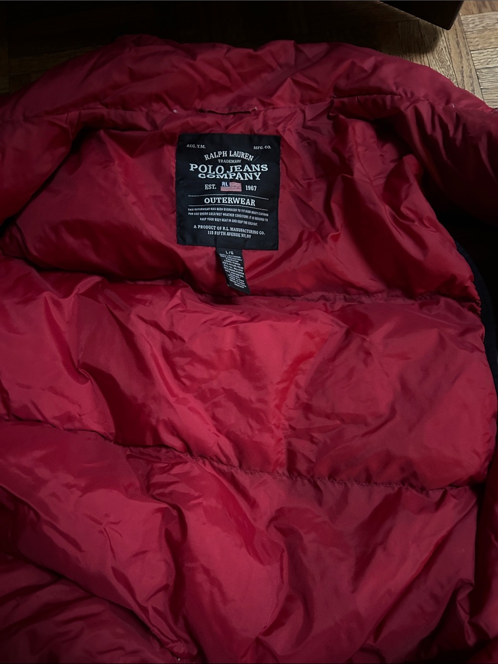 Red Puffer Jacket